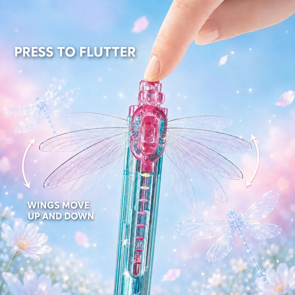 Fluttering Dragonfly Wing Pen – Make Every Click Feel Magical