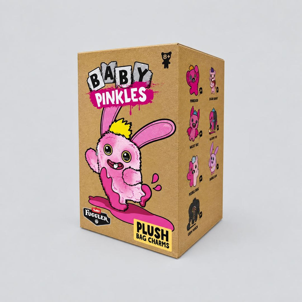 Baby Pinkles Plush Blind Box Keychain – Surprise Mystery Bag Charm Collectible Monster Plush Pendant
