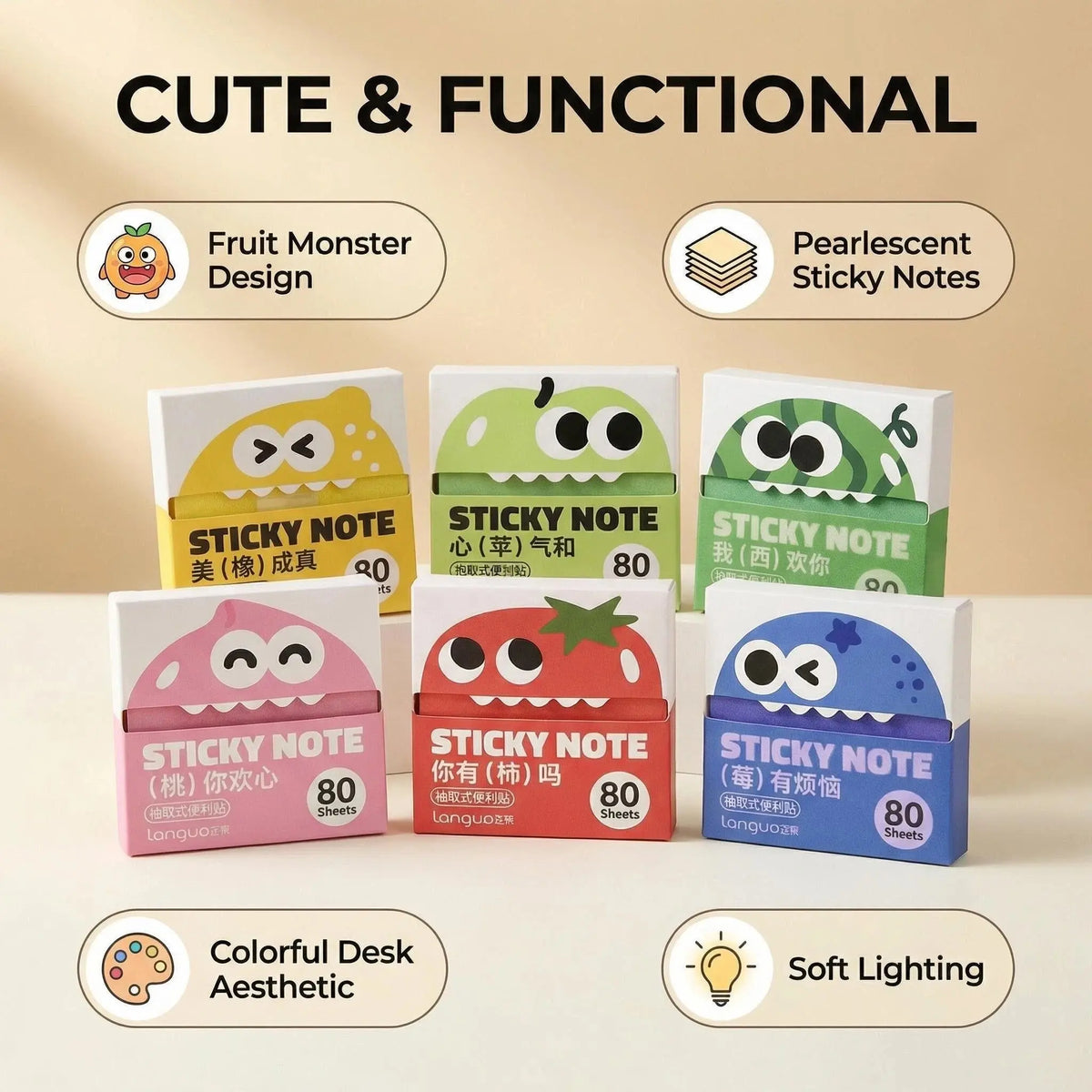 Transparent Glitter Sticky Notes with Pull-Out Dispenser – See-Through PET Memo Tabs for Books, Journals & Planners