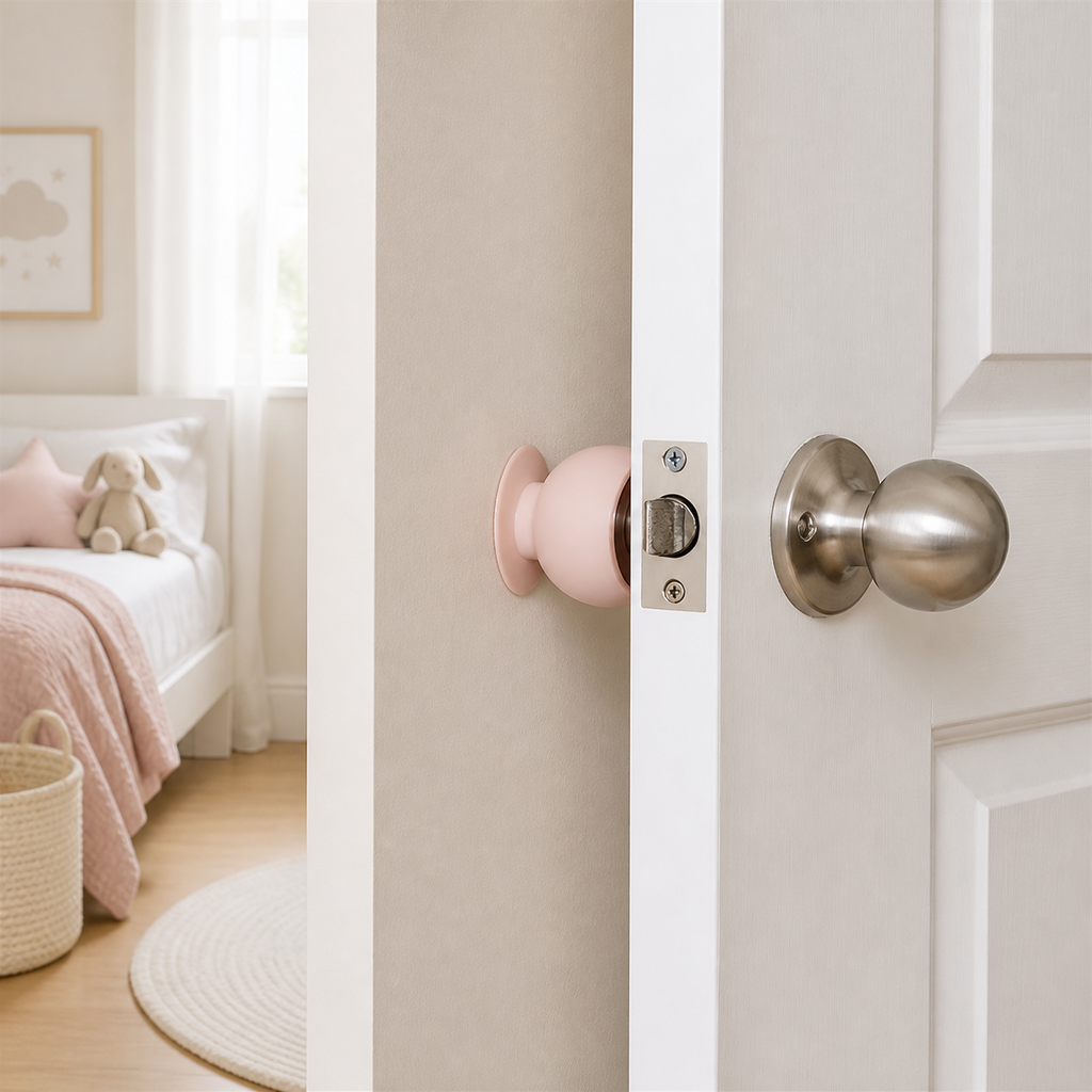 **Protect Your Walls – 2-Piece Door Handle Bumpers**