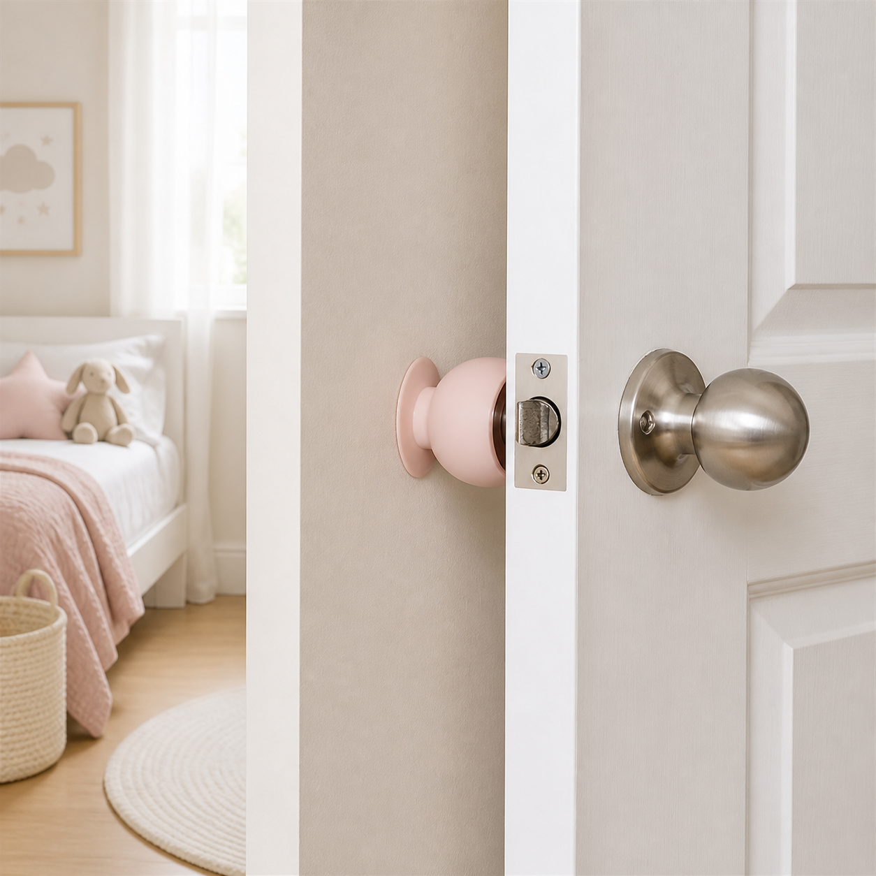 **Protect Your Walls – 2-Piece Door Handle Bumpers**