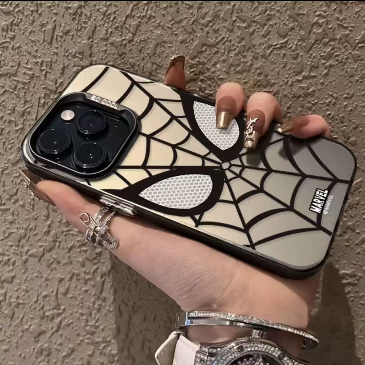 Spider Web Phone Case – Bold Comic-Inspired Protective Cover