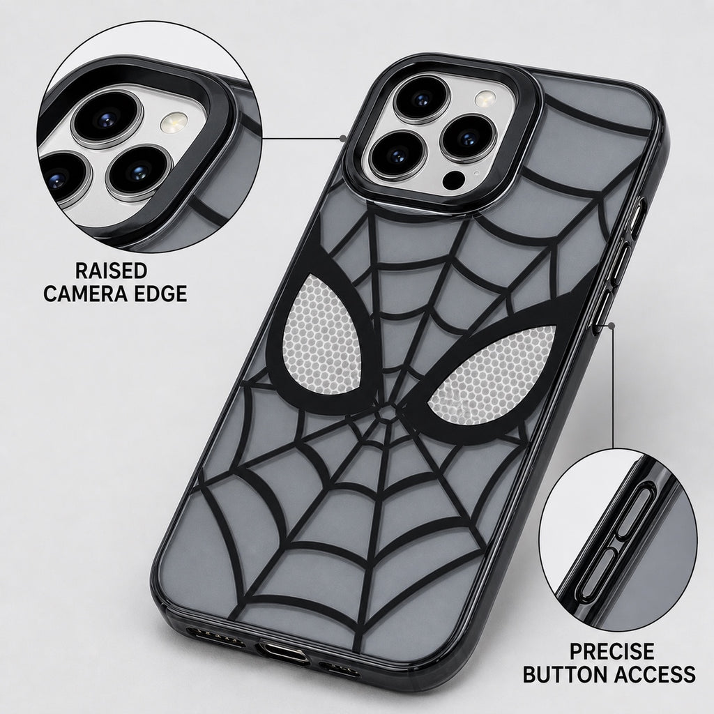 Spider Web Phone Case – Bold Comic-Inspired Protective Cover