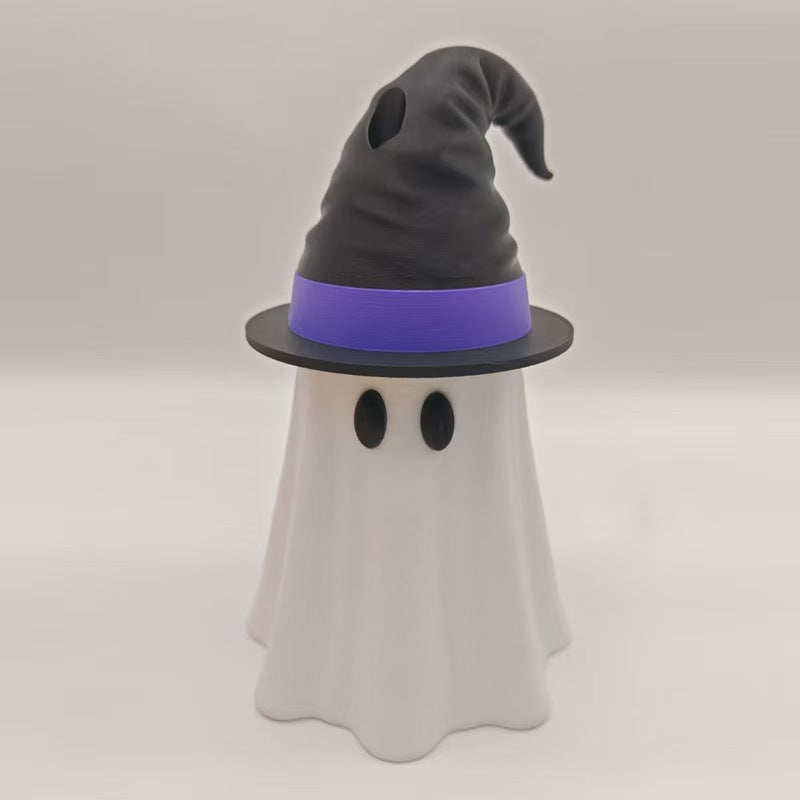 3D Ghost Can Holder – Cute Halloween Can Cooler Sleeve for all most Cans, Reusable Drink Insulator & Spooky Party Decoration