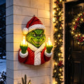 Mischievous Christmas LED Middle Finger Wall Light – Funny Holiday Decor
