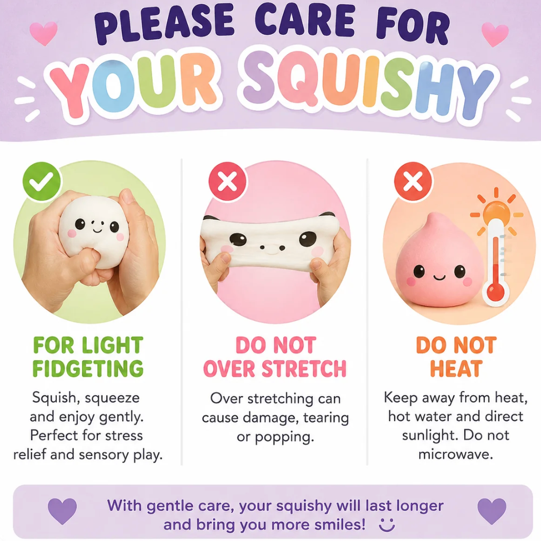 Large Blob Fish Jelly Squishy Toy – Soft TPR Sensory Stress Relief Fidget Toy for Kids & Adults