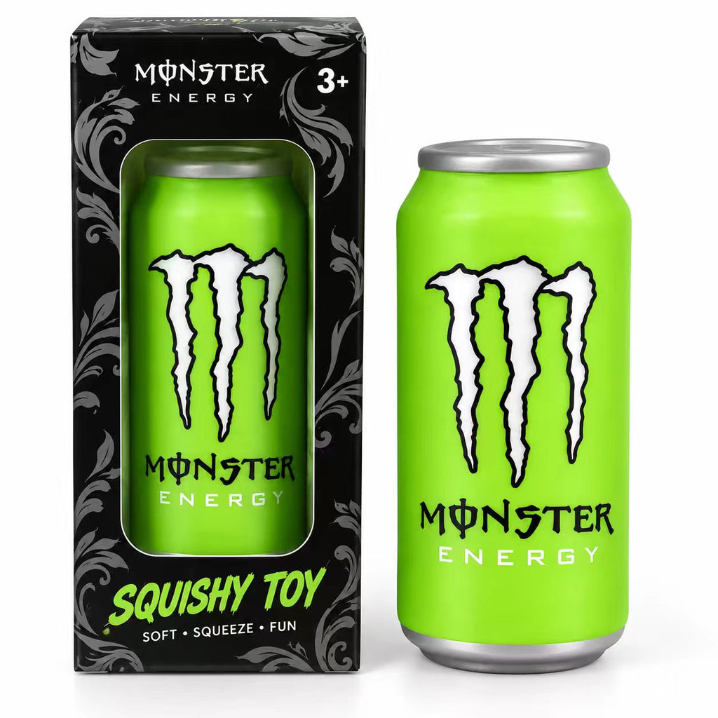 Energy Drink Can Squishy Toy – Soft TPR Squeeze Stress Relief Toy