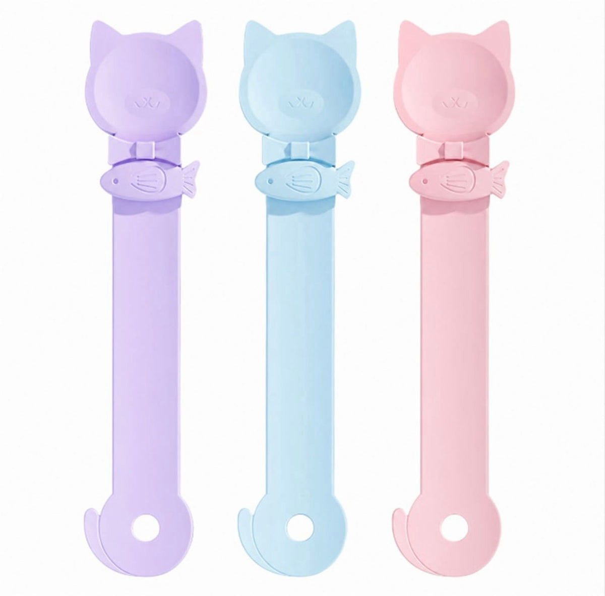 TIKA 3-Pack Cat Treat Squeeze Spoon Feeder | Lickable Strip & Puree Dispenser for Cats