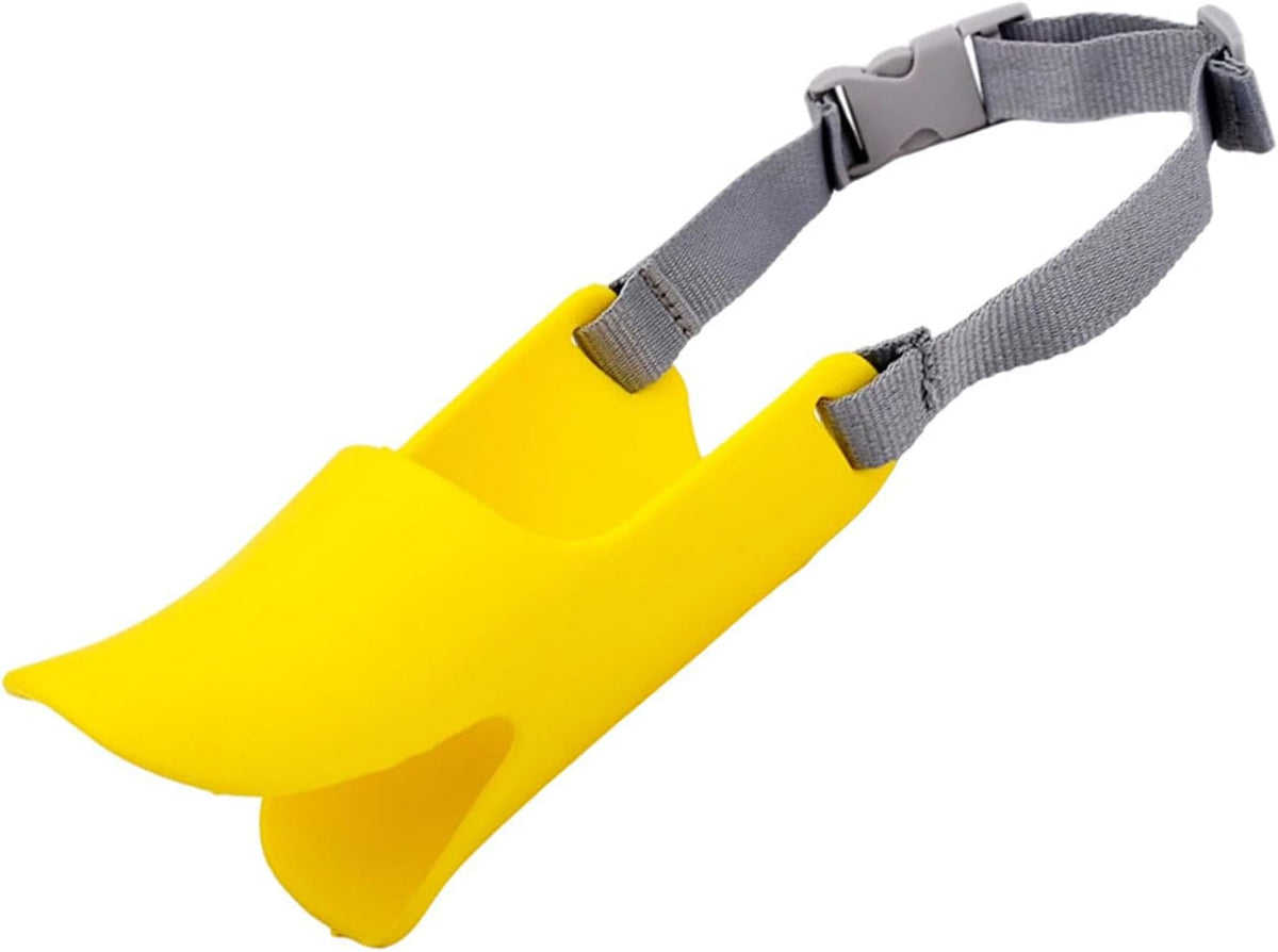 Soft Silicone Duck Bill Dog Muzzle – Anti-Bite, Anti-Barking & Anti-Scavenging Pet Muzzle