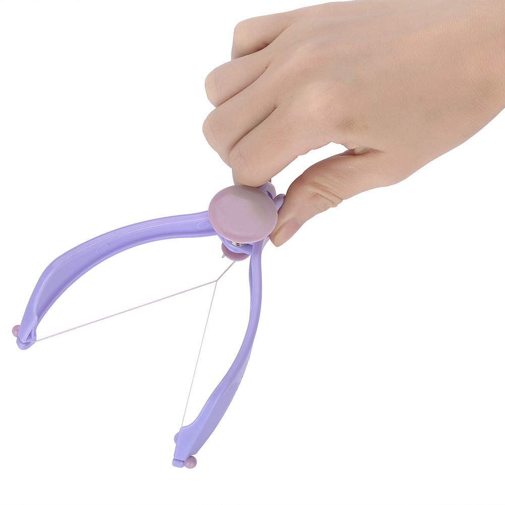 Spring Thread Facial Hair Remover Tool – Portable Face Hair Removal for Upper Lip, Chin & Peach Fuzz
