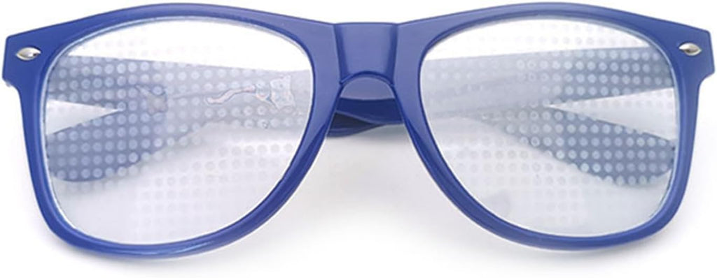 Creative Diffraction Effect Glasses – Fun Party Prism Glasses with 10 Light Effect Styles for Festivals, Concerts, Christmas & Halloween