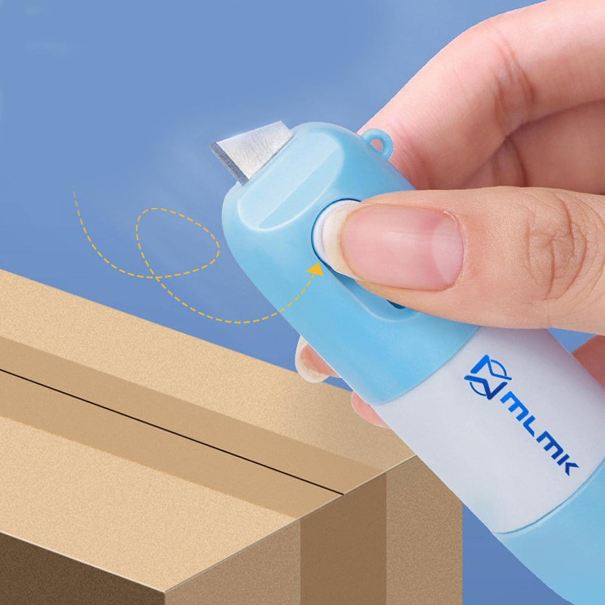 2-in-1 Privacy Correction Fluid with Package Opener – Identity Protection Pen for Covering Personal Information on Mail, Shipping Labels & Documents