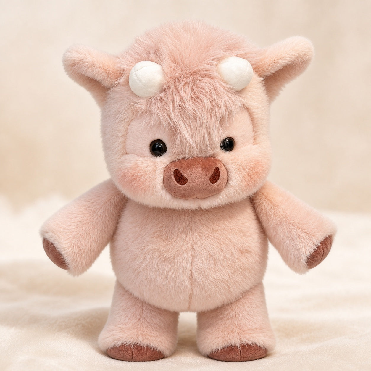 Cute Cow Plush Toy – Soft 20cm Farm Animal Stuffed Toy for Bedroom, Office & Gifts