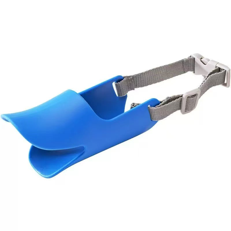Soft Silicone Duck Bill Dog Muzzle – Anti-Bite, Anti-Barking & Anti-Scavenging Pet Muzzle