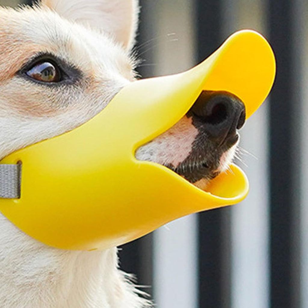 Soft Silicone Duck Bill Dog Muzzle – Anti-Bite, Anti-Barking & Anti-Scavenging Pet Muzzle