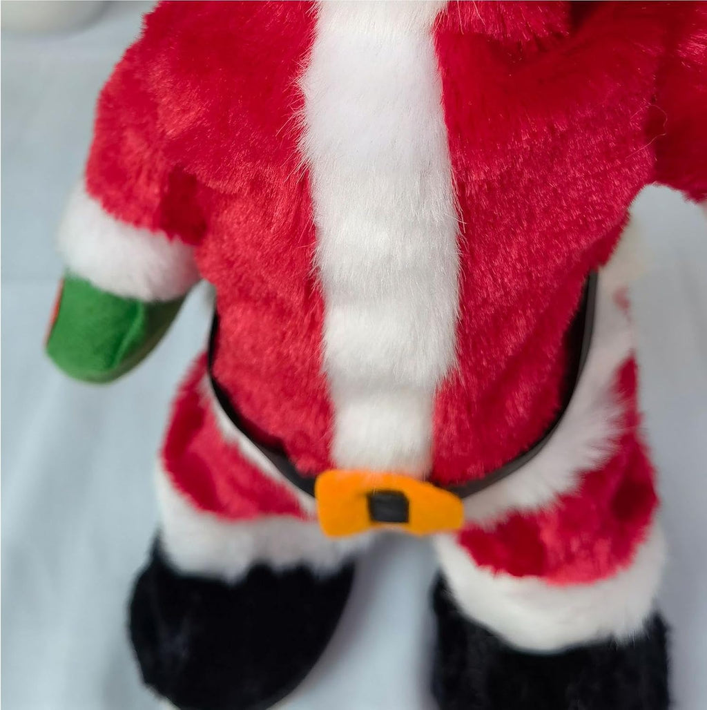 Animated Dancing Santa Plush Toy – Singing & Hip-Swinging Christmas Decoration, Funny Musical Santa for Holiday Parties & Home Decor