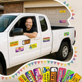 8-Pack Funny LGBTQ+ Pride Car Magnets – Reusable Bumper Signs