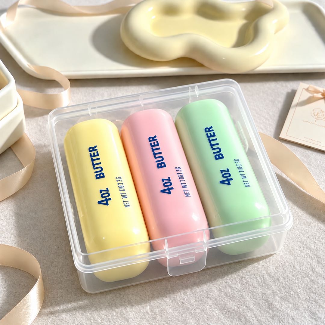 Butter Stick Crispy Shell Squishy Toy – Soft Squeeze Stress Relief Fidget, 1PC, 3PCS & 12PCS Box