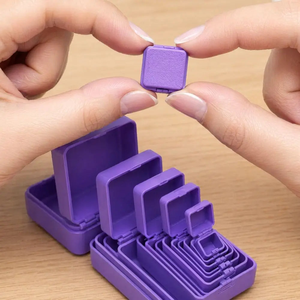 Portable 3D Printed Jewelry Storage Box 7-Layer Creative Hidden Safe Box Surprise Gift Quirky Matryoshka Box | Hidden Middle Finger Surprise Box