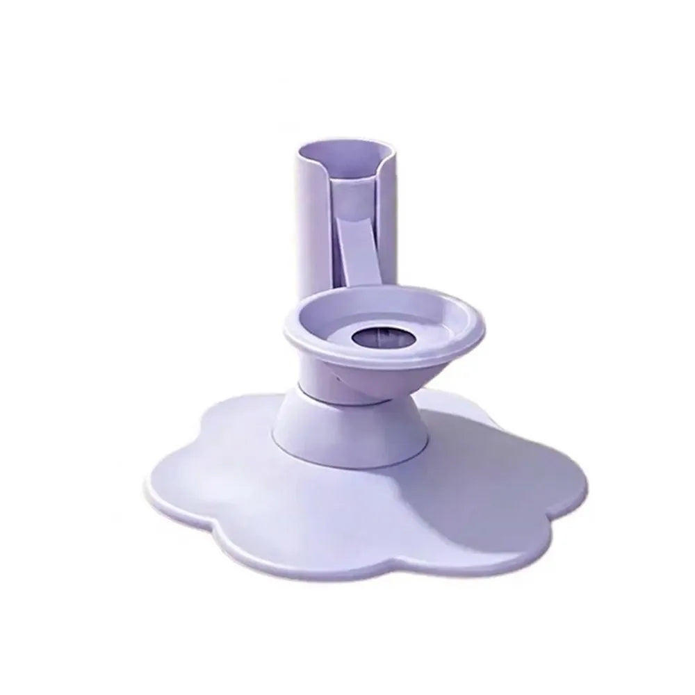 Adjustable Height Gravity Pet Water Dispenser – 640ml Automatic Water Bowl with Stable Anti-Tip Base for Cats & Small Dogs