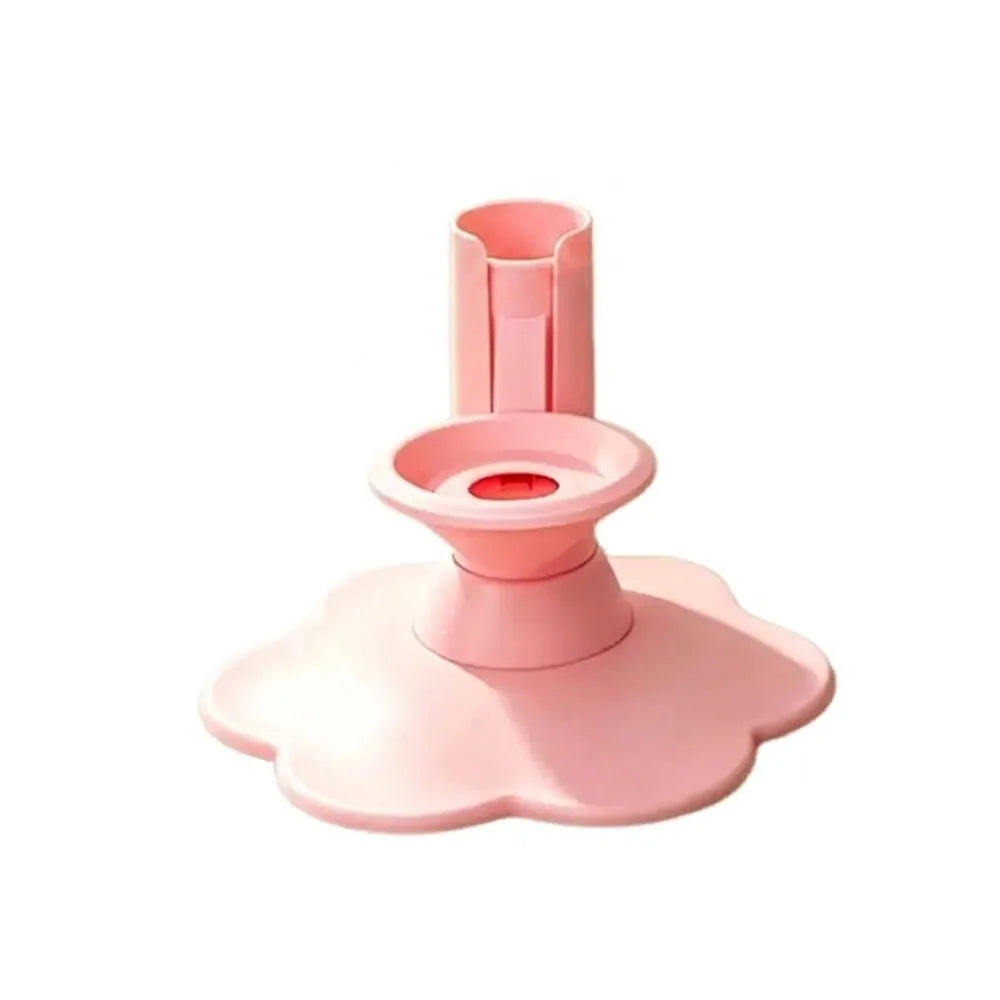 Adjustable Height Gravity Pet Water Dispenser – 640ml Automatic Water Bowl with Stable Anti-Tip Base for Cats & Small Dogs