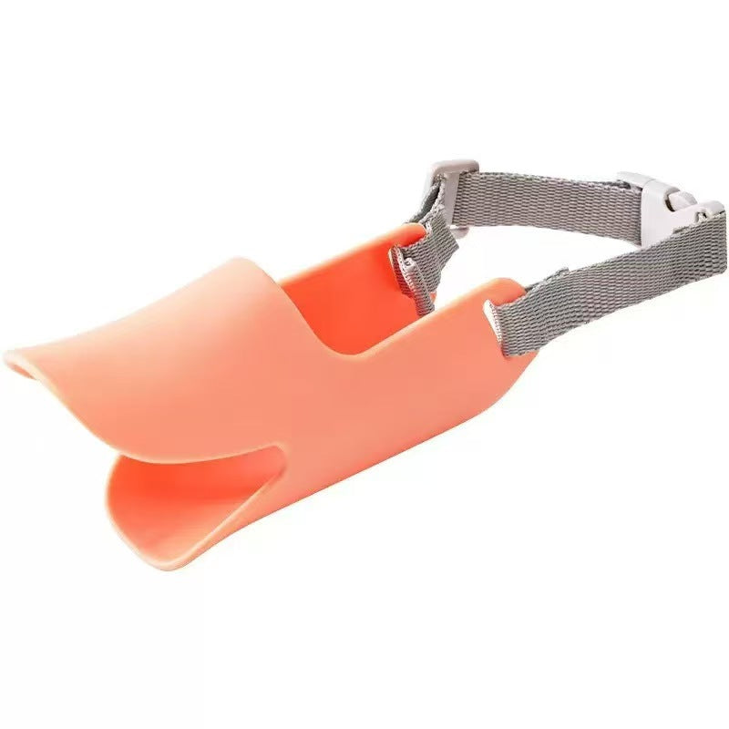 Soft Silicone Duck Bill Dog Muzzle – Anti-Bite, Anti-Barking & Anti-Scavenging Pet Muzzle