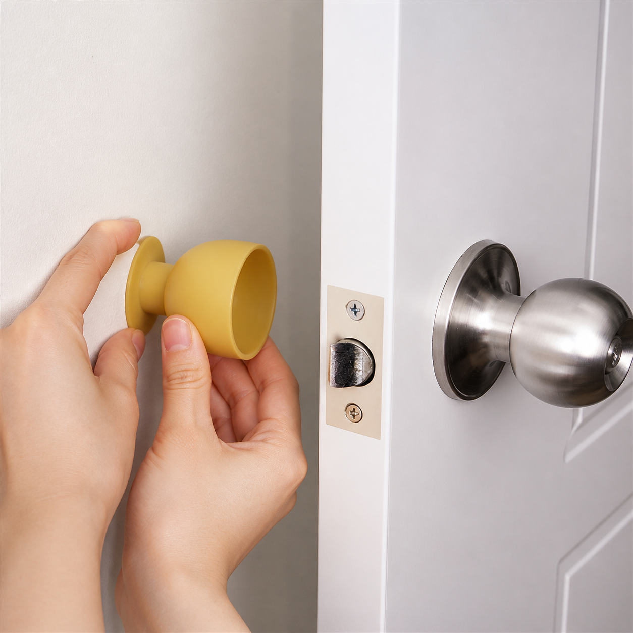 **Protect Your Walls – 2-Piece Door Handle Bumpers**
