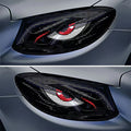 Semi-Transparent Evil Eye Car Windshield Decal – PET One-Way Vision Front Glass Sticker, 130 × 21 cm