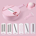 12-in-1 Manual Vegetable Chopper & Dicer Set – Multi-Function Food Cutter with Grater for Carrots, Potatoes & More