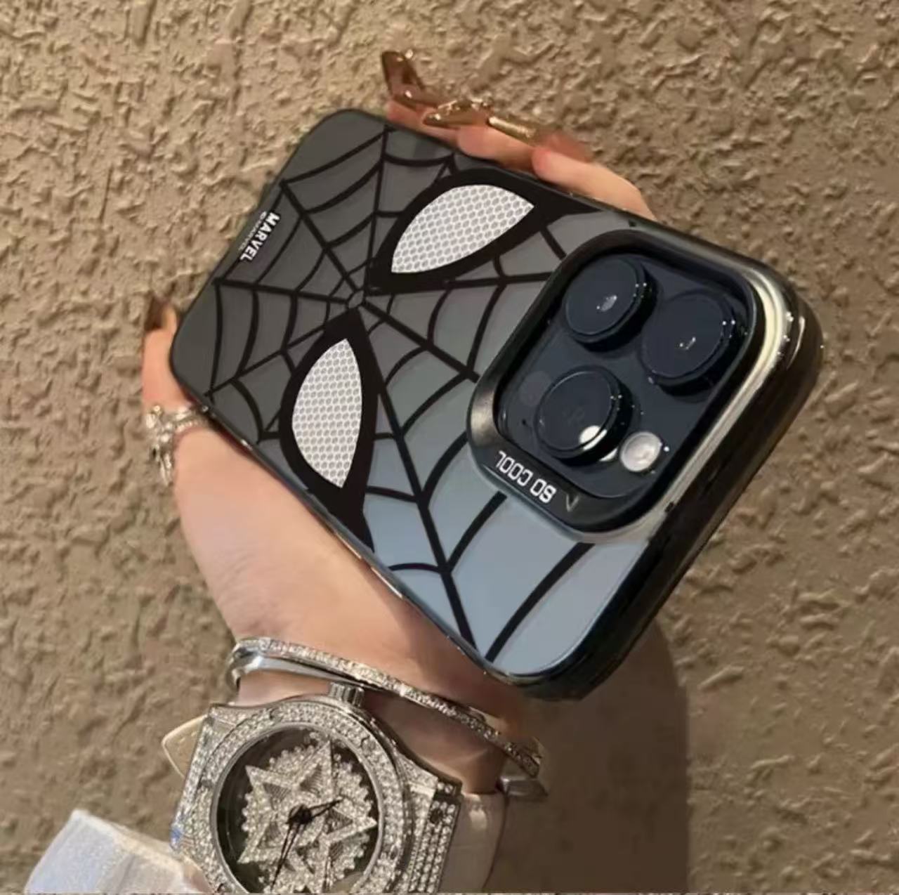 Spider Web Phone Case – Bold Comic-Inspired Protective Cover