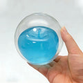 Transparent Candy Apple Squishy Stress Toy – Crystal Clear Slow Rising Squeeze Fidget | Soft Sensory Desk Toy
