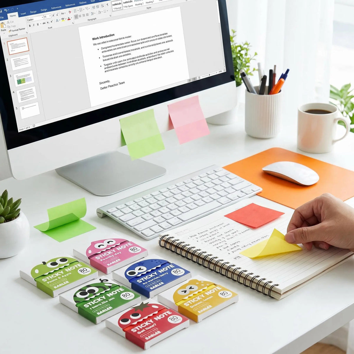 Transparent Glitter Sticky Notes with Pull-Out Dispenser – See-Through PET Memo Tabs for Books, Journals & Planners
