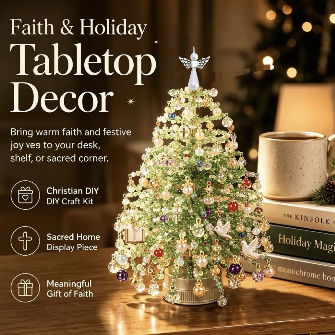 Create Your Own Christmas Magic | DIY Beaded Christmas Tree Craft Kit 🎄✨
