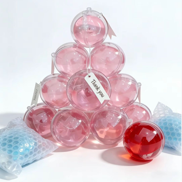 Transparent Candy Apple Squishy Stress Toy – Crystal Clear Slow Rising Squeeze Fidget | Soft Sensory Desk Toy