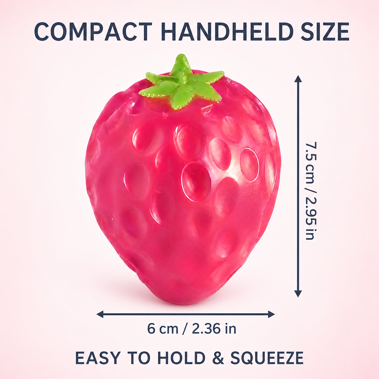 Sunshine Magic Giant Color-Changing Strawberry Squishy