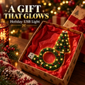 Christmas Projector Light –USB Flexible Tree Lamp with 6 Festive Patterns