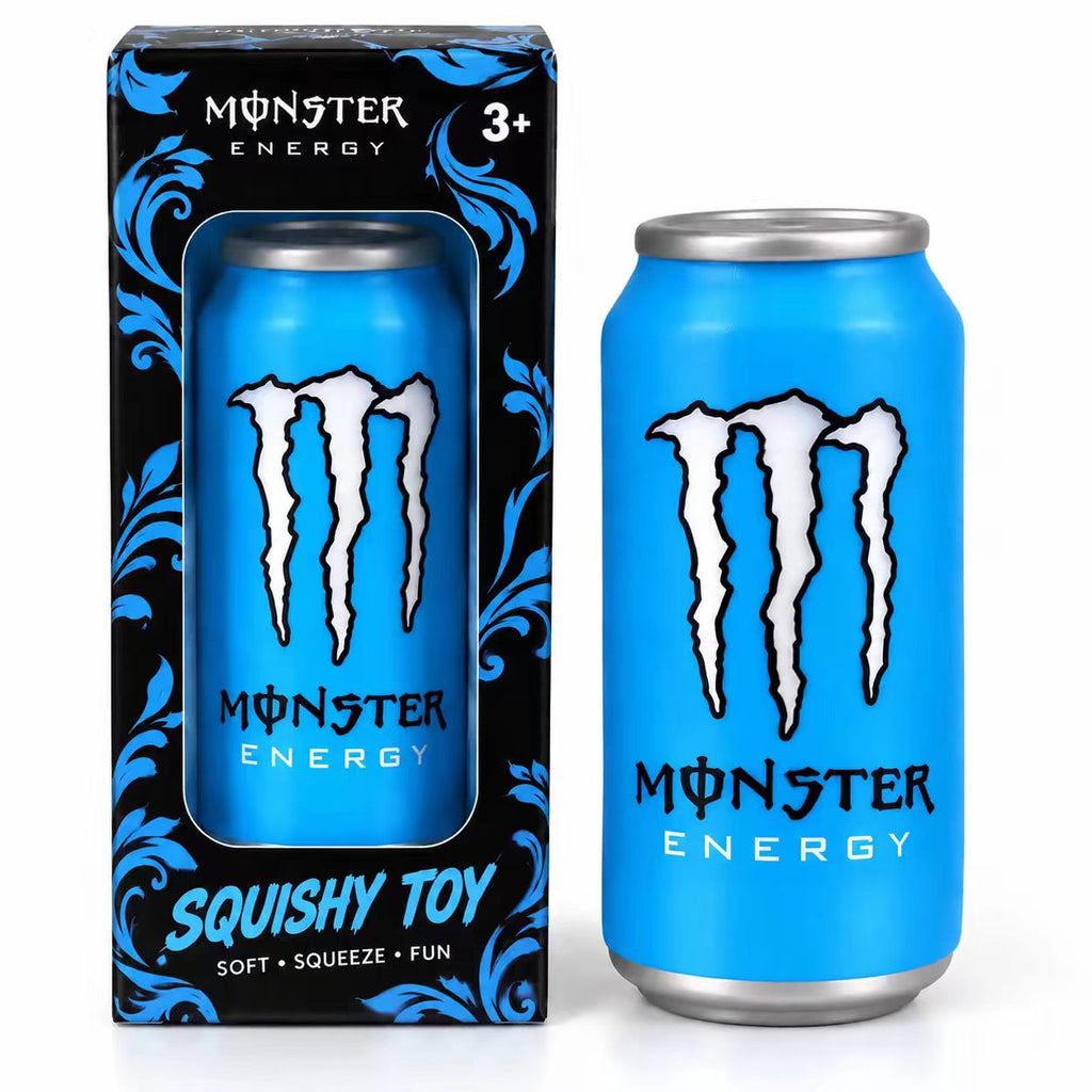 Energy Drink Can Squishy Toy – Soft TPR Squeeze Stress Relief Toy