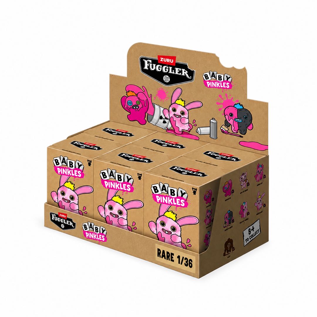 Baby Pinkles Plush Blind Box Keychain – Surprise Mystery Bag Charm Collectible Monster Plush Pendant
