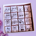 Drama and Chaos 16-piece Doodly Stamps mini stamp set